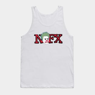 NOFX band merch funny cartoon style design Tank Top